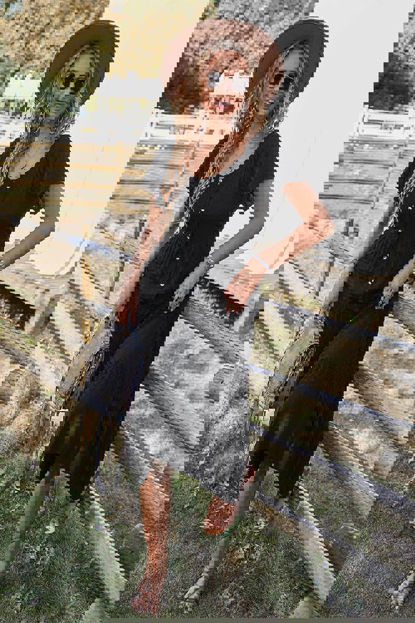 Love Kuza Graceful Tiers Midi Dress