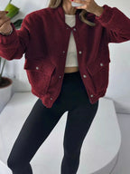 Sherpa Snap-Down Jacket