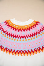 Avery Print Drop Shoulder Sweater
