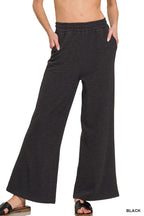 Zenana Cotton Slub Wide Leg Pants