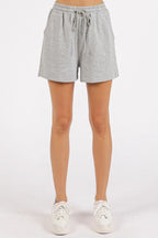 Mittoshop French Terry Crew Neck Top and Shorts Set
