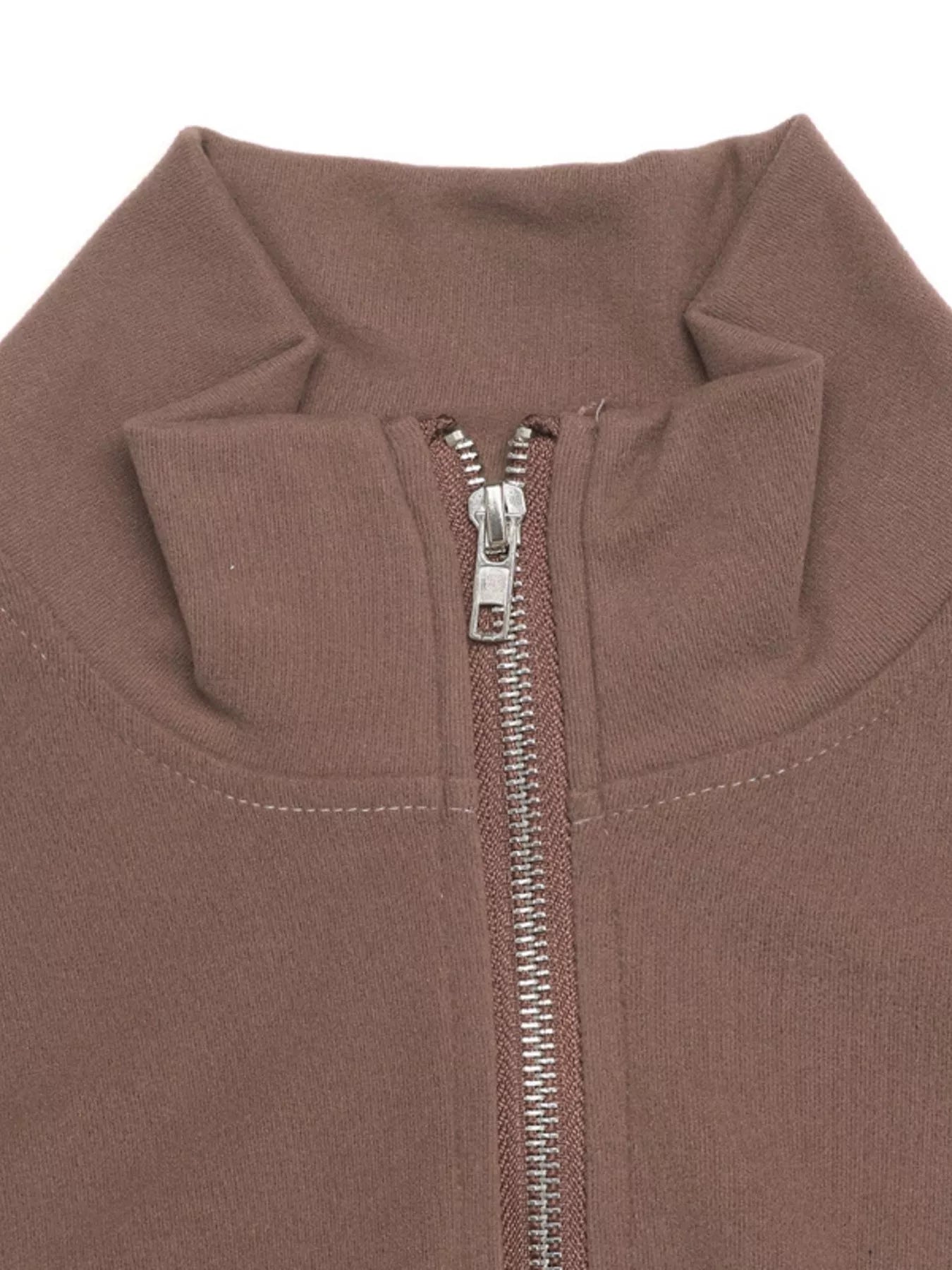 Zip Up Long Sleeve Top and Pants Set