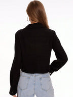 Snap Down Long Sleeve Jacket