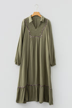 Noa Bracelet Sleeve Long Dress