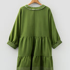 Patara Sleeve Tiered Mini Dress